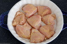 Hearty Hähnchen breast fillets according to R—uberfleisch-type